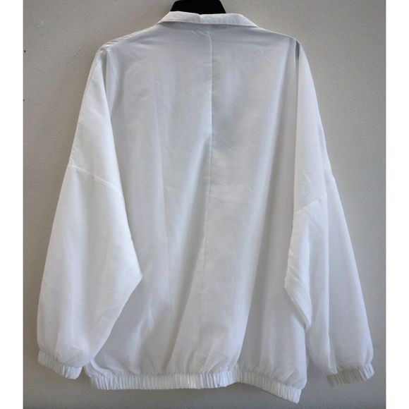 Nike DM6181 100 Women Sz M White Oversized Sportswear Essential Woven Jacket $10 - Picture 4 of 10